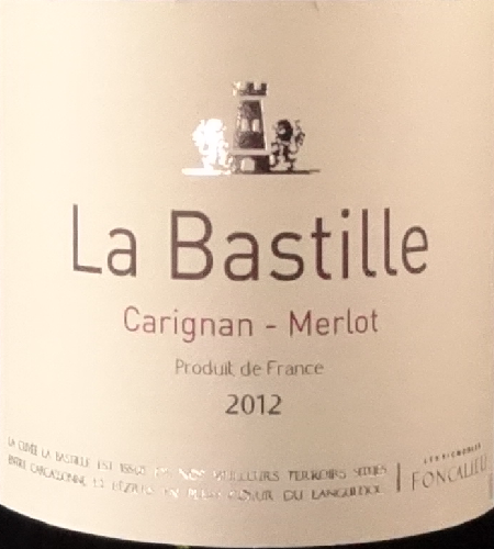 La Bastille Carignan/Merlot 2015